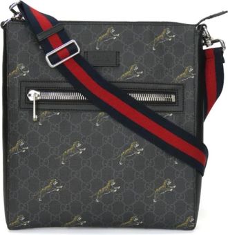 Gucci Pre-owned Fabric gucci-bags - Dames - Vintage Schoudertas - Zwart - ONE Size - Vintage