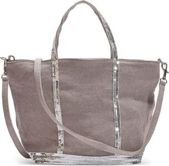 Vanessa Bruno Linen Small Zipped Cabas Tote