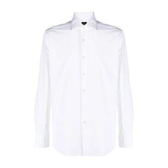 Xacus Klassiek Wit Button-Down Overhemd - Heren - Zakelijke Overhemden - Wit - L - Overhemden