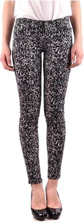 Michael Kors Slim-fit broek - Dames - Slim Fit Broeken - Zwart - 2XS - Broeken