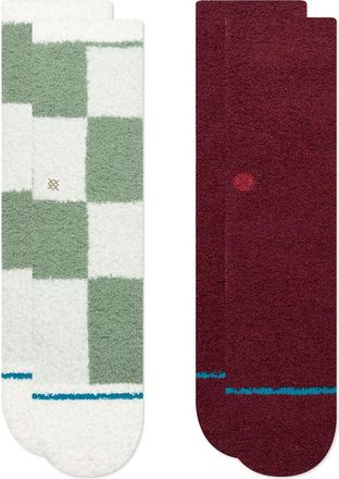 Stance Patchwork Assorted 2-Pack Crew Socks Gift Box Set in Multi Pack at Nordstrom, Size Medium