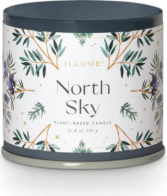 Illume Vanity Tin Candle, North Sky in Blue at Nordstrom, Size Large