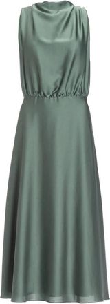 Swing Swing, Dames, Jurken, Blauw, Maat: M Satijn