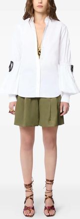 Nina Ricci Camicia con fiocco - Bianco