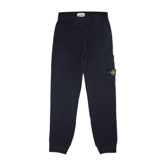 Stone Island Joggers - male - Stone Island - Sweatpants - Blue - 8 Y - Kids