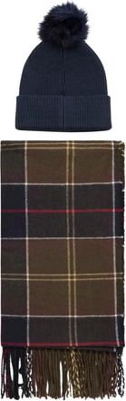 Barbour Dover Muts & Hailes Sjaal Set - Dames - Accessoires - Veelkleurig - Maat: ONE Size Tweed