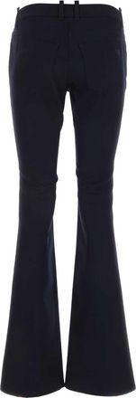 Off-white Womens Virgin Wool Trousers Blue