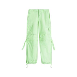 Freddy Pantaloni cargo in popeline con doppia coulisse