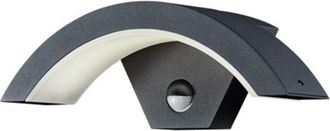 Trio Luz De Pared Exterior Ohio Led Ip54 Antracita Con Sensor De Movimiento De Iluminaci&oacute;n Trio