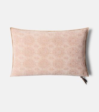 Maison de Vacances Cotton-blend jacquard cushion