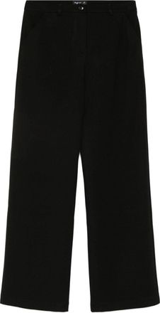 agnès b. stretch trousers - women - Elastane/Viscose/Polyamide - 2 - Black