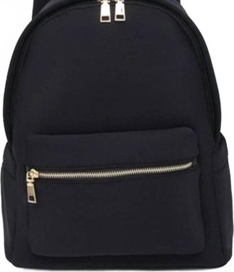 Jen & Co. Womens Tess Neoprene Backpack In Black