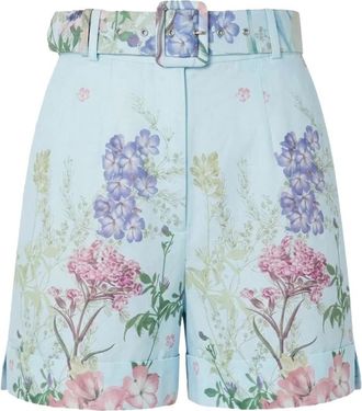 Charo Ruiz Ibiza Korte Broeken, Dames, Veelkleurig, M, Katoen, Pansy Shorts