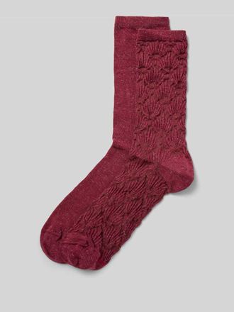 HUGO BOSS Socken aus Baumwoll-Mix im 2er-Pack in Bordeaux, Größe 36-42