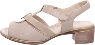 Ara Sandalen - Dames - Schoenen - Beige - Maat: 37 1/2 EU Leer