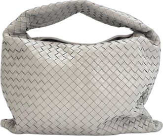 Bottega Veneta Gray Intrecciato Tote Bag (Pre-Owned)