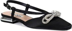 Lady Couture Kendal Slingback Flat in Black at Nordstrom Rack, Size 10
