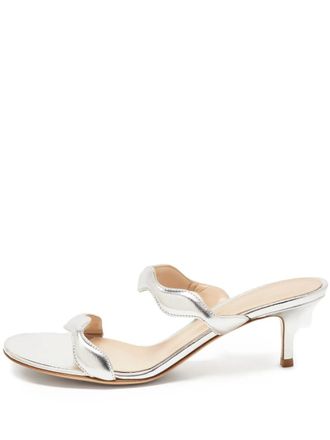 Gianvito Rossi pre-owned 60mm Wavy heeled sandals - Silver