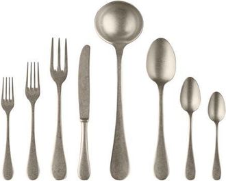 Mepra Vintage Pewter Flatware Set - 43 Pieces in Champagne at Nordstrom