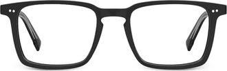 Pierre Cardin rectangle glasses - Black