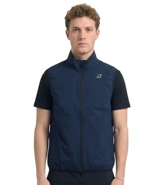 K-Way Navy Blue Logo Jacket