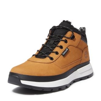 Timberland Schn&uuml;rboots TIMBERLAND FIELD TREKKERLOW WARM LINED SNEAKER, Herren, Gr. 41,5, wheat nubuck, Leder, Schuhe Schn&uuml;rboots, Wintersneaker, Sneaker, Winters