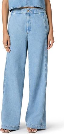 Paige Rumi High Waist Wide Leg Jeans in Revolution at Nordstrom, Size 24
