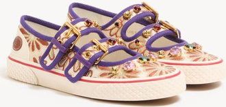 Valentino Garavani Sneaker Ballerina Mary-Jane Dollyboard In Tessuto Apr&egrave;s LHiver Donna MULTICOLOR 35.5