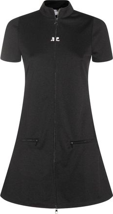 Courrèges Dresses Blacks And Greys-Donna