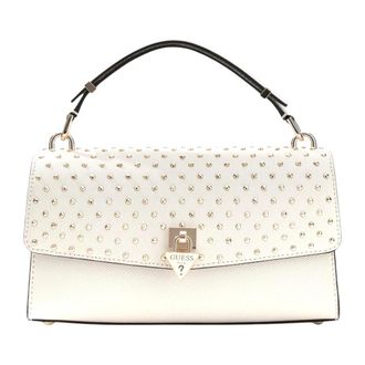 Guess Patsie Handtas - Dames - Handtassen - Wit - ONE Size - Leer - Tassen