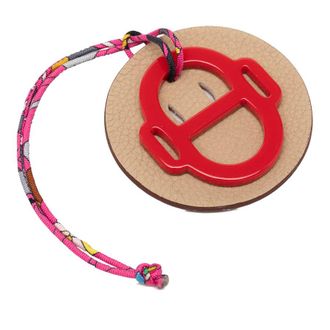 Herm&egrave;s Pre-owned Hermes H Equipe Resin and Leather Bag Charm Ladies 7CE48YF8WHEHBYZF