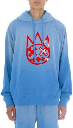 Cult of Individuality Shimuchan Flocked Logo Graphic Hoodie in Vintage Blue at Nordstrom Rack, Size Xx-Large