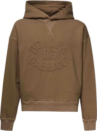 Dolce & Gabbana Hoodie With Logo Embroidery