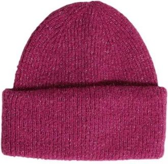 Pieces Rosa Hoed van gerecycled polyester - Dames - Hoeden - Roze - ONE Size - Polyester - Accessoires