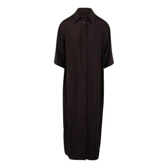 Christian Wijnants Dababa Shirt Dress - female - Christian Wijnants - Shirt Dresses - Brown - M - Dresses
