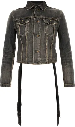 Balenciaga Black Denim Jacket