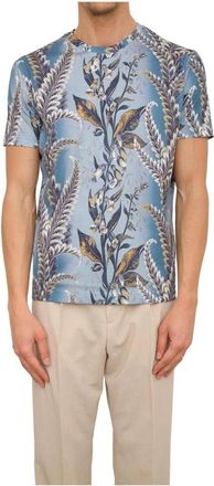 Etro Roma T-Shirt - Heren - T-shirts - Veelkleurig - L - Katoen - Tops