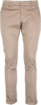Dondup Stijlvolle Slim-fit Broek - Heren - Slim Fit Broeken - Beige - W33 - Katoen - Broeken