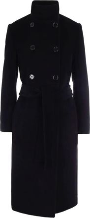 Max Mara button belted coat - Black