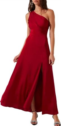 Astr Atoila Maxi Dress In Wine