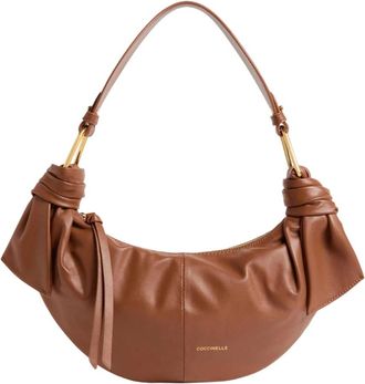 Coccinelle Shoulder Bag - Dames - Schoudertassen - Bruin - ONE Size - Leer - Tassen