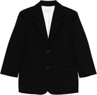 Givenchy Enkelrijig Jasje van Wol - Dames - Blazers - Zwart - S - Wol - Jassen