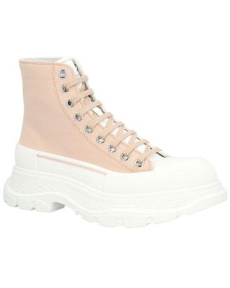 Alexander McQueen Alexander Mcqueen Womens Canvas Tread Slick Boot (Authentic Pre-Loved)