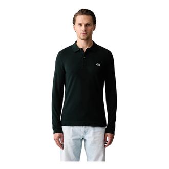 Lacoste Slim Fit L.12.12 Long Sleeve Polo - Heren - Tops - Groen - Maat: S Katoen