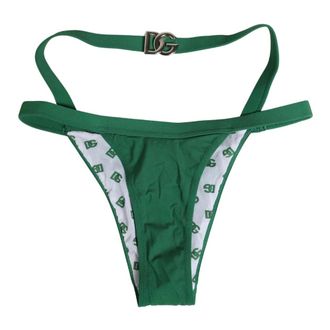 Dolce & Gabbana Bottoms, female, Green, Size: S Brief Panty