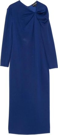 Emporio Armani Dames, Jurken, Blauw, Maat: XS Viscose