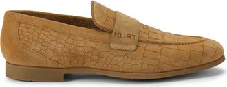 Kurt Geiger Aldgate Flex Reptile Embossed Loafer in Light/Pastel Brown at Nordstrom, Size 10.5