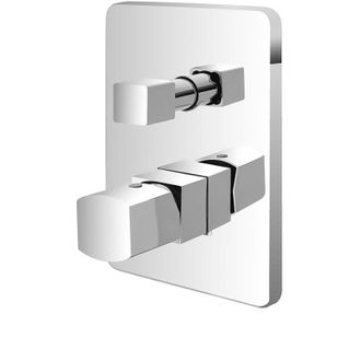 Feridras Miscelatore Monocomando Doccia Incasso + Deviatore Cromato Serie Lotus Feridras