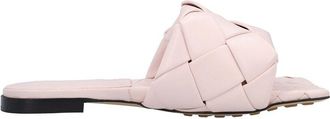 Bottega Veneta Womens Lambskin Leather Lido Flat Sandal (Authentic Pre-Loved)