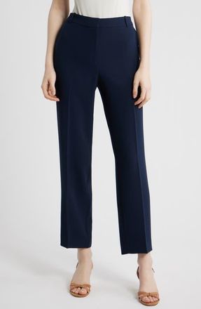 Kobi Halperin Gloria Crepe Ankle Pants in Navy at Nordstrom, Size 12